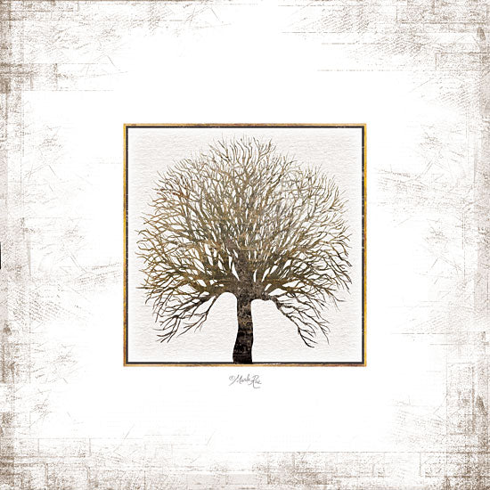 Marla Rae MAZ5482 - Tree Squared - 12x12 Tree, Border, Neutral Palette from Penny Lane