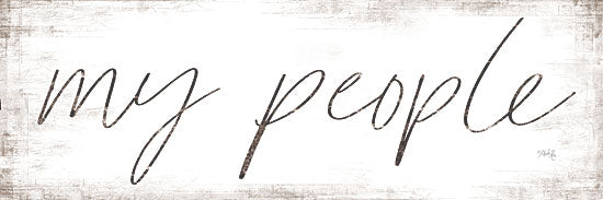Marla Rae MAZ5483 - My People - 18x6 My People, Calligraphy, Family, Signs from Penny Lane