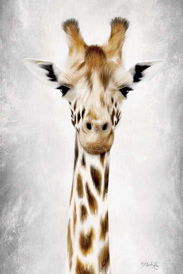 Marla Rae MAZ5485 - Geri the Giraffe Up Close - 12x18 Giraffe, Portrait from Penny Lane