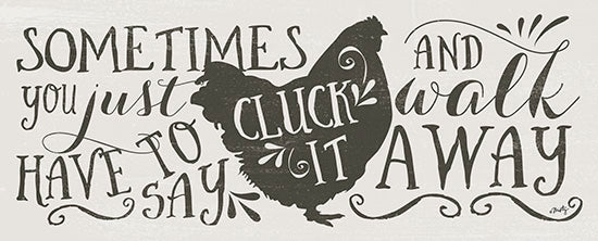 Misty Michelle MMD302 - Cluck It - Rooster, Calligraphy, Sepia, Signs from Penny Lane Publishing