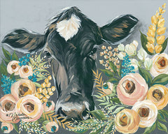 MN104 - Cow in the Flower Garden - 16x12