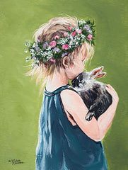 MN148 - Girl with Bunny - 12x16