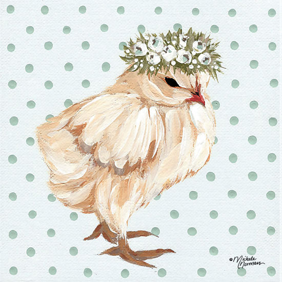 Michele Norman MN173 - Spring Chick - 12x12 Spring Chick, Chick, Floral Crown, Portrait from Penny Lane
