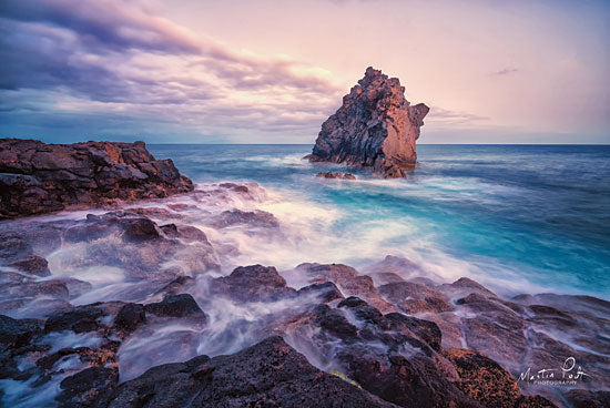 Martin Podt MPP453 - The Rock  - 18x12 Oceans, Rocks, Coast, Landscape from Penny Lane