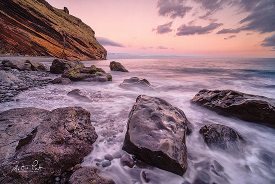 Martin Podt MPP454 - Wet and Slippery  - 18x12 Oceans, Rocks, Coast, Landscape from Penny Lane