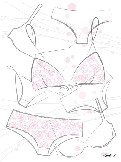 Martina Pavlova PAV189 - PAV189 - Pink Underwear - 12x16 Abstract, Fashion, Underwear, Feminine from Penny Lane