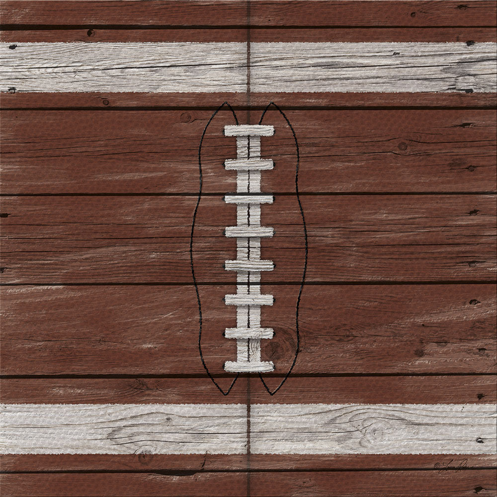 Lauren Rader RAD1312 - Hail Mary Football - Football, Wood Planks from Penny Lane Publishing
