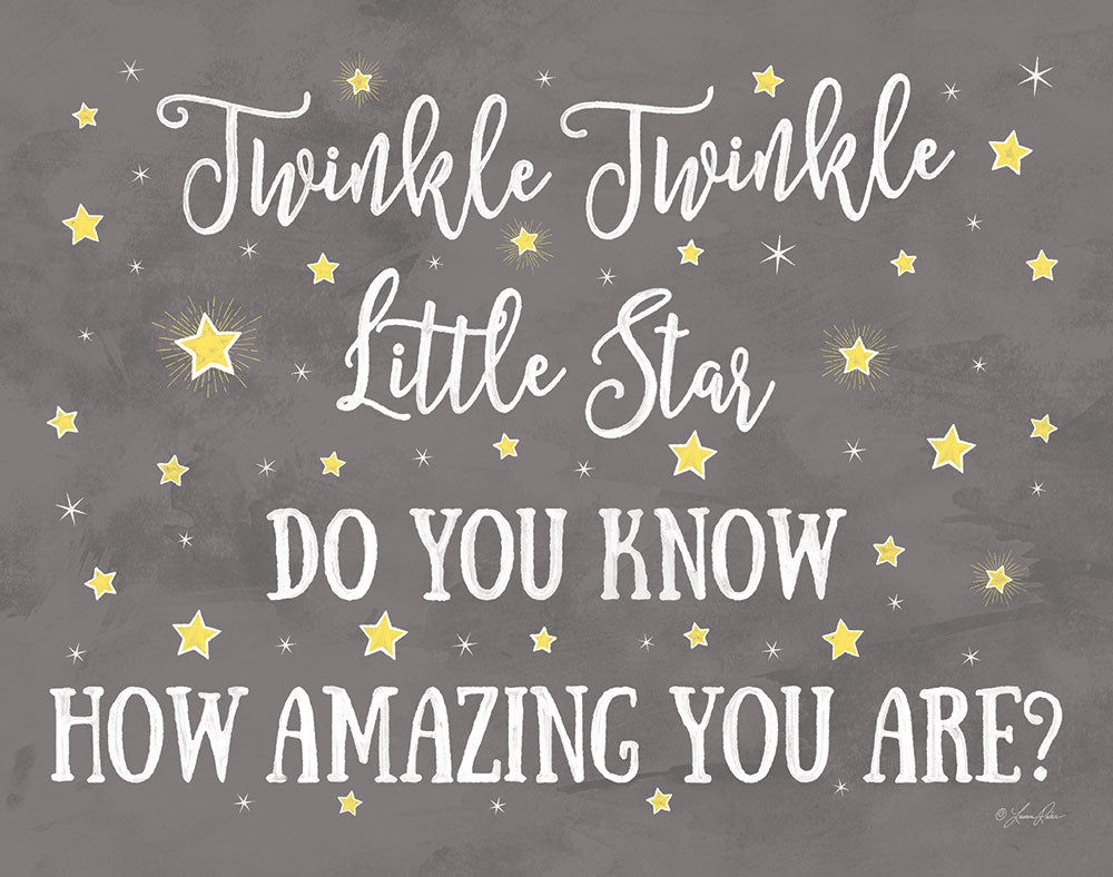 Lauren Rader RAD1316 - Amazing You Are - Twinkle Twinkle, Star, Stars, Signs, Baby from Penny Lane Publishing