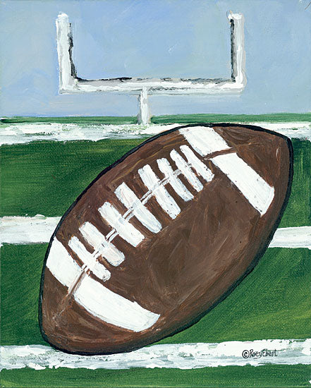 Roey Ebert REAR301 - REAR301 - Football - 12x16 Football, Goal Posts, Football Field from Penny Lane