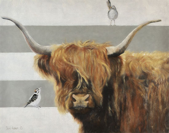 Suzi Redman RED107 - Thistles - 16x12 Ox, Birds, Portrait, Selfie from Penny Lane
