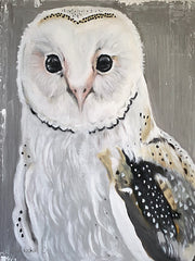 RED123 - Barn Owl - 12x16