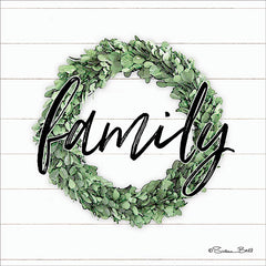 SB604 - Family Boxwood Wreath - 12x12