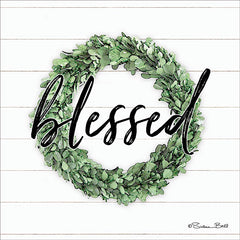 SB607 - Blessed Boxwood Wreath - 12x12