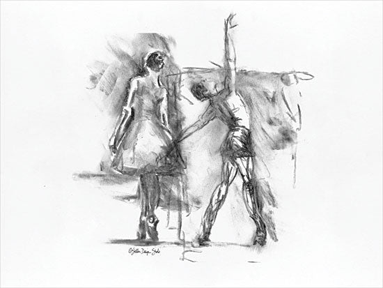 Stellar Design Studio SDS167 - SDS167 - Dance Figure 3 - 16x12 Black & White, Dancers, Ballet, Dancing from Penny Lane