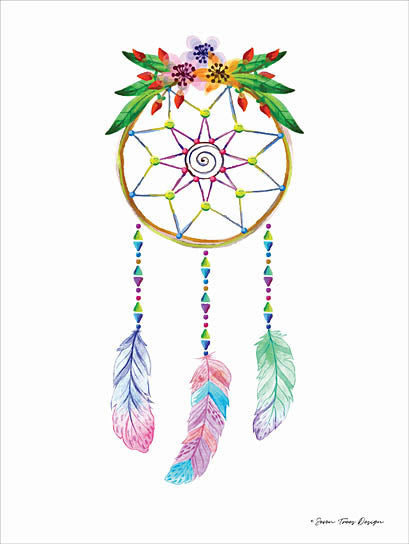 Seven Trees Design ST210 - Dream Catcher - Dream Catcher, Feathers, Beads, Flowers from Penny Lane Publishing
