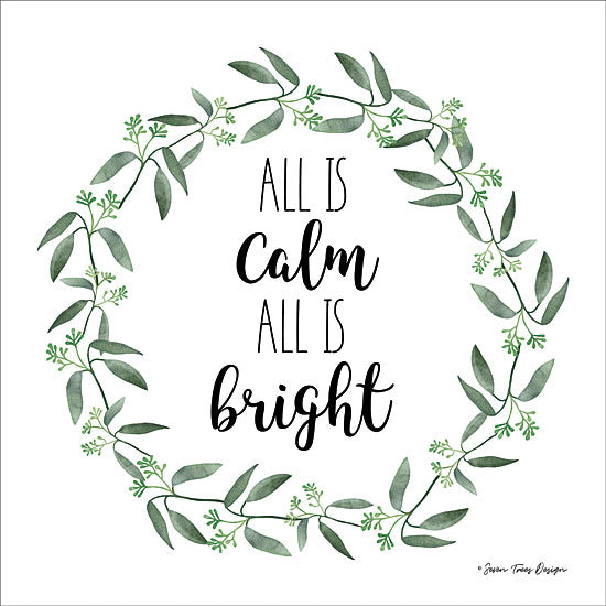 Seven Trees Design ST348 - All is Calm Wreath All is Calm, Wreath, Greenery from Penny Lane