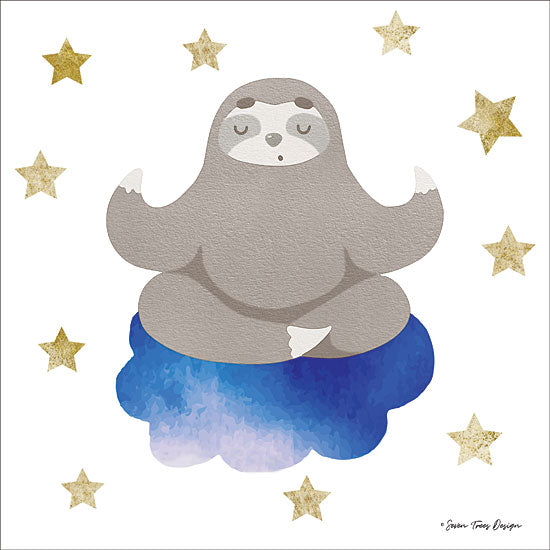 Seven Trees Design ST423 - Sloth in the Sky Sloth, Stars, Cloud, Whimsical from Penny Lane