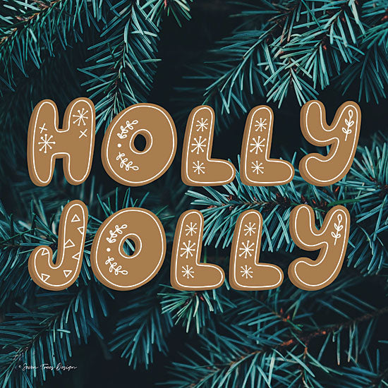 Seven Trees Design ST431 - Gingerbread Holly Jolly - 12x12 Holidays, Christmas, Holly Jolly, Christmas Trees, Sign from Penny Lane
