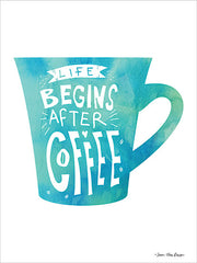 ST570 - Life Begins After Coffee - 12x16