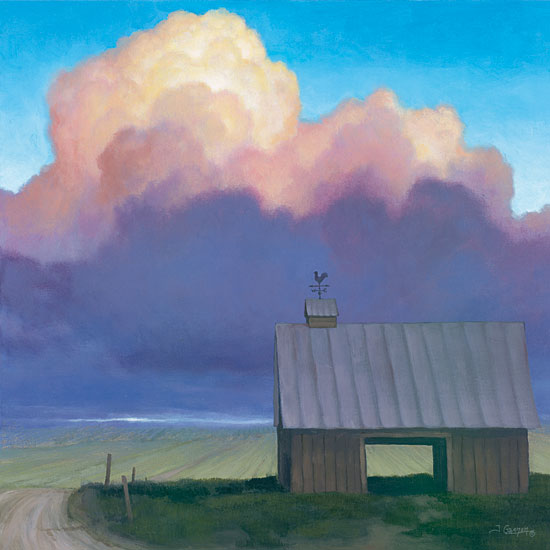 Tim Gagnon TGAR130 - Through Rows - Barn, Road, Clouds, Solitude from Penny Lane Publishing